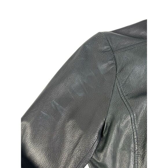 Lucky Brand Black Moto Jacket Size Medium - Picture 4 of 10